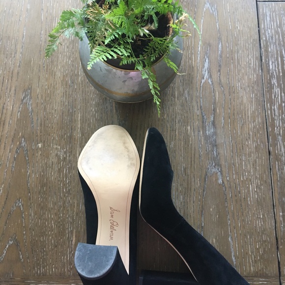 Sam Edelman Black Suede high heels - Picture 3 of 5